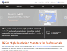 Tablet Screenshot of eizo-apac.com